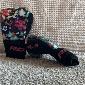 Floral RDX 12oz Boxing Gloves with Floral Accents